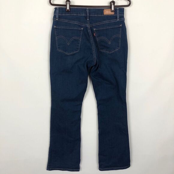 Levi's 515 Blue Medium Wash Bootcut Jeans - Picture 5 of 8